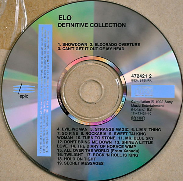 Electric Light Orchestra  Definitive Collection : CD